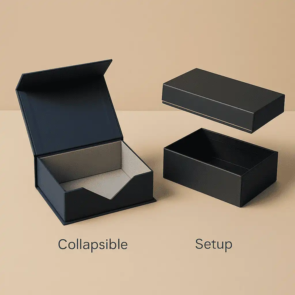 Rigid Collapsible Box vs Setup Box: Choosing the Right Premium Option